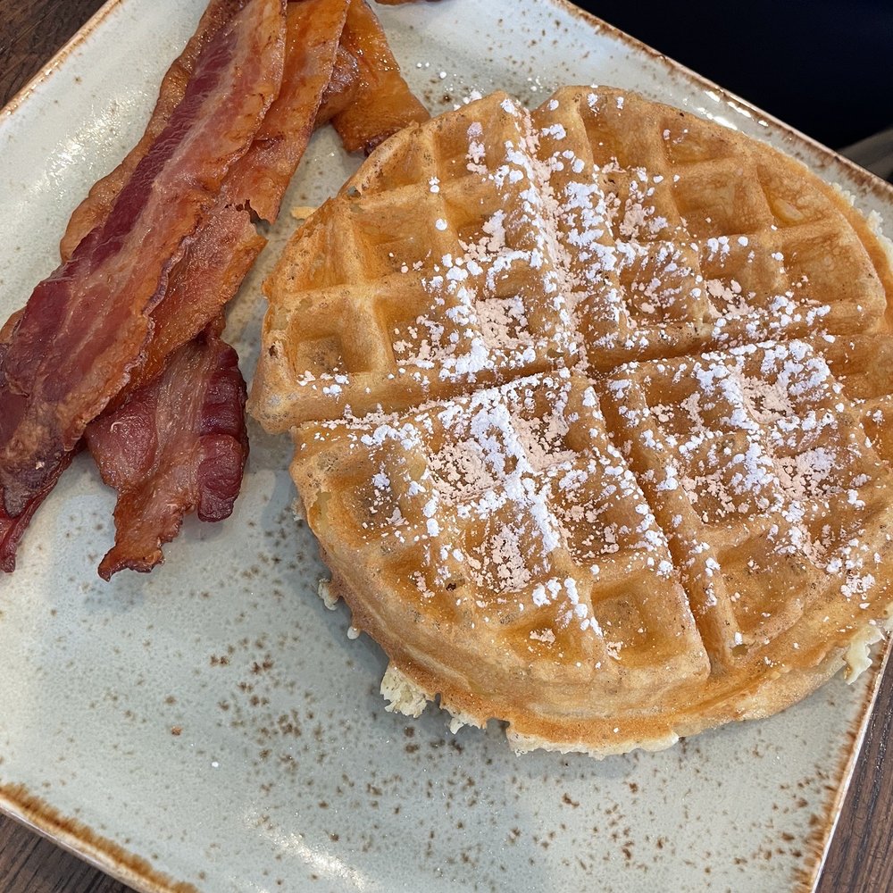 First Watch - Waffle with bacon - Breakfast & Brunch Near Me - Cranberry Township, Pennsylvania First Watch - Waffle with bacon - Breakfast & Brunch Near Me - Cranberry Township, Pennsylvania