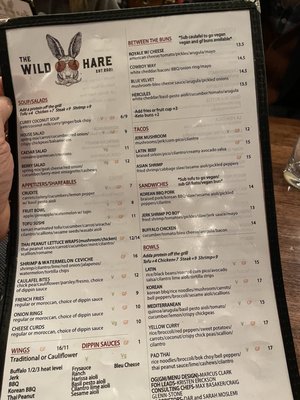 Menu photo 8 The Wild Hare Stillwater, MN Menu photo 8 The Wild Hare Stillwater, MN