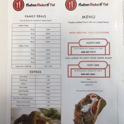 Updated menu - Now serving 2 Locations!!