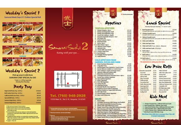 Menu photo 8 Samurai Sushi Victorville, CA Menu photo 8 Samurai Sushi Victorville, CA