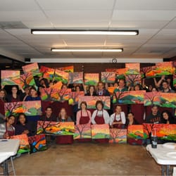 Painting with a Twist - Our first painting date