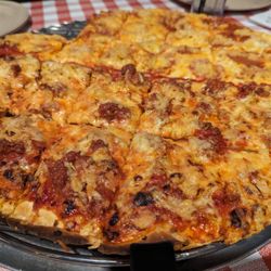 Aurelio's Pizza - Overcooked pizza
