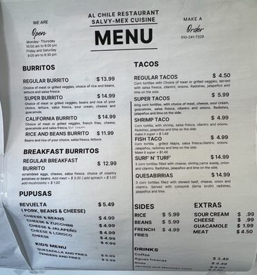Menu photo 4 Al Chile San Francisco, CA Menu photo 4 Al Chile San Francisco, CA