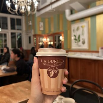 L.A. Burdick Handmade Chocolates - Signature Dark Hot Chocolate (Small) - Desserts Near Me - Chicago, Illinois