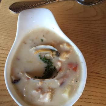 Moonraker Restaurant - Nee England Clam Chowder (taste size) - New American Near Me - Pacifica, California