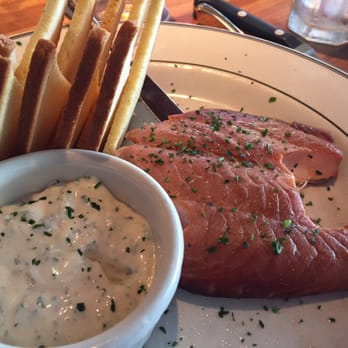 Hillstone - Roasted Salmon - New American Near Me - San Francisco, California
