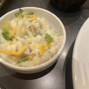 Tricky Fish - "Loaded Mashed Potatoes" nothing special. Served room temperature and did not eat. - Seafood Near Me - Frisco, Texas Tricky Fish - "Loaded Mashed Potatoes" nothing special. Served room temperature and did not eat. - Seafood Near Me - Frisco, Texas