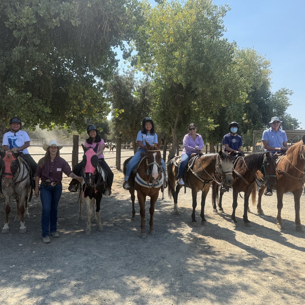 Shadow Glen Family Stables - A group photo at the end - Horseback Riding Near Me - Fair Oaks, California Shadow Glen Family Stables - A group photo at the end - Horseback Riding Near Me - Fair Oaks, California