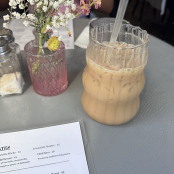 The Brunch House - Iced Caramel Latte w/almond milk - Breakfast & Brunch Near Me - Mahopac, New York