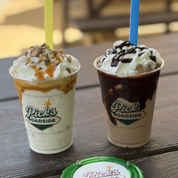 Pick's Roadside - Heath Bar Crunch and Chocolate Shakes - Burgers Near Me - Cloverdale, California