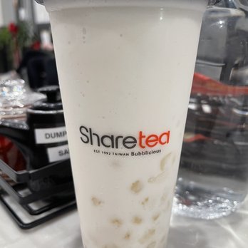 Sharetea Fatty Panda - Pineapple Coconut Ice Blended with Crystal Boba - Bubble Tea Near Me - Ambler, Pennsylvania