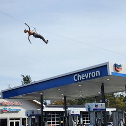 Chevron - Mannequin above Chevron. October 2024.