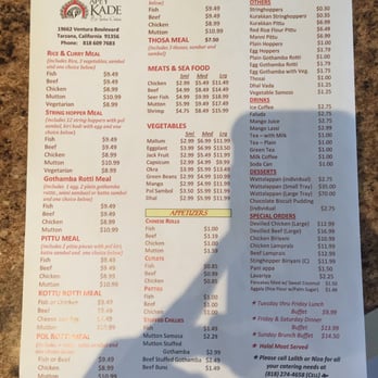Apey Kade - Menu - Sri Lankan Near Me - Tarzana, California Apey Kade - Menu - Sri Lankan Near Me - Tarzana, California