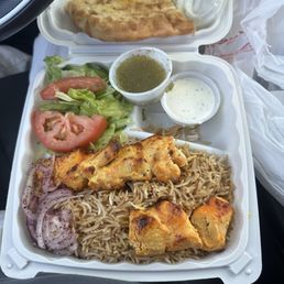 Chicken kabob plate Chicken kabob plate