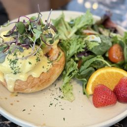 Sea and Green (shrimp) Benedict Sea and Green (shrimp) Benedict