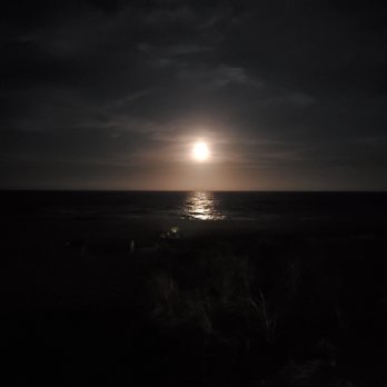 Spray Beach Hotel - Moon view on June 23 - Hotels Near Me - Beach Haven, New Jersey