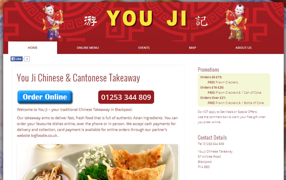 YOU JI 57 Aintree Road, Blackpool, Lancashire, United Kingdom Chinese Restaurant Reviews