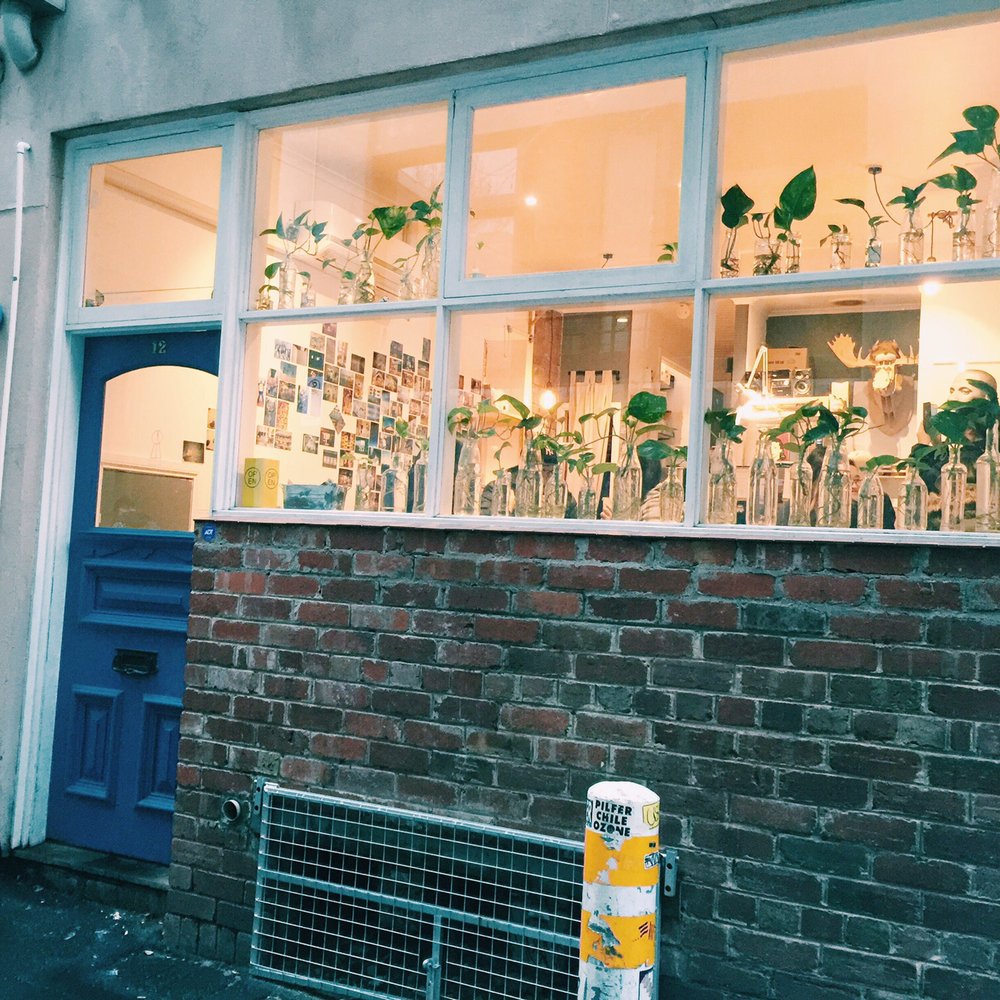 No signage, so look out for the blue door! No signage, so look out for the blue door!
