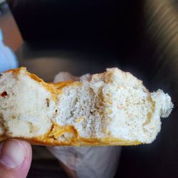 House of Bagels - I'm pretty sure this jalapeño cheddar bagel was not made today. Super stale and does not taste fresh.