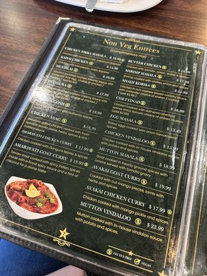 Menu photo 1 Royal Hyderabad Albuquerque, NM