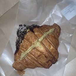 Dubai chocolate croissant Dubai chocolate croissant