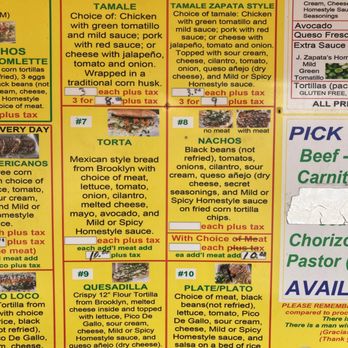 J Zapata - Menu - Food Trucks Near Me - Hazle Township, Pennsylvania J Zapata - Menu - Food Trucks Near Me - Hazle Township, Pennsylvania