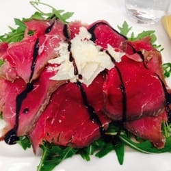 Carpaccio celtico di fassona e rucola