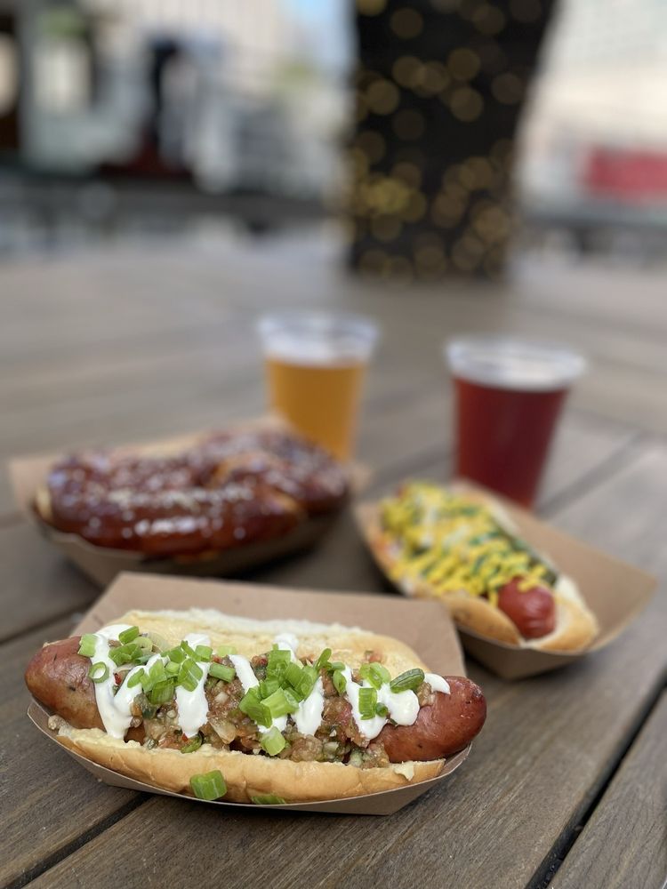 Food from The Northman Beer & Cider Garden Riverwalk