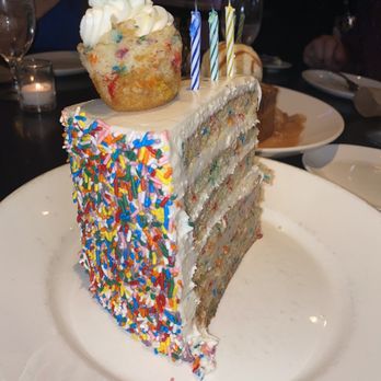 Prime One Twelve - Vanilla Cookie Dough Funfetti Birthday Cake - Steakhouses Near Me - Miami Beach, Florida Prime One Twelve - Vanilla Cookie Dough Funfetti Birthday Cake - Steakhouses Near Me - Miami Beach, Florida