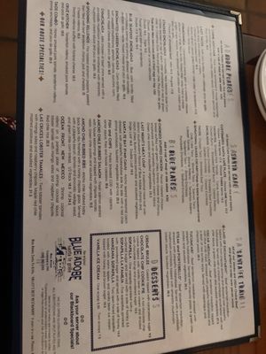 Menu photo 1 The Original Blue Adobe Grille Mesa, AZ Menu photo 1 The Original Blue Adobe Grille Mesa, AZ
