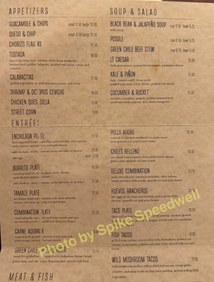 Menu photo 2 La Tertulia Tulsa, OK