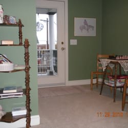 Upper hall leading to Guest porch-game table and lots of brochures