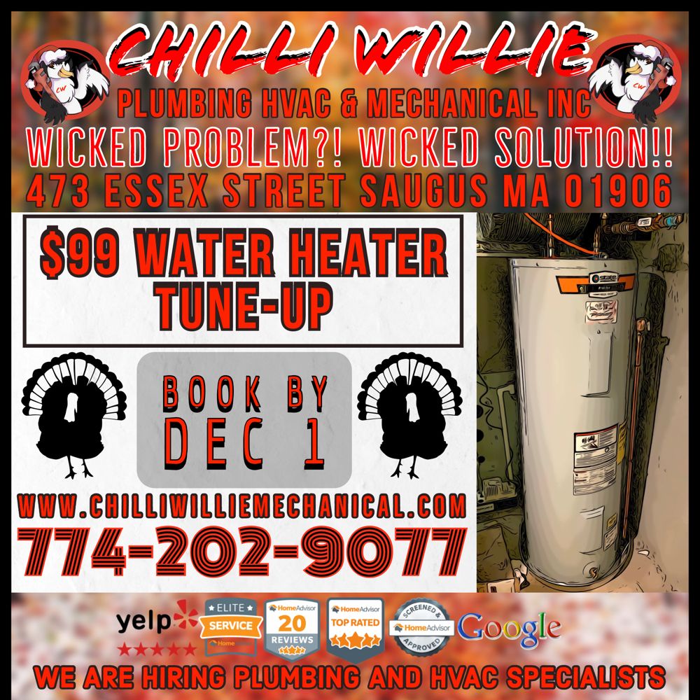 Slide of Chilli Willie Plumbing HVAC & Mechanical