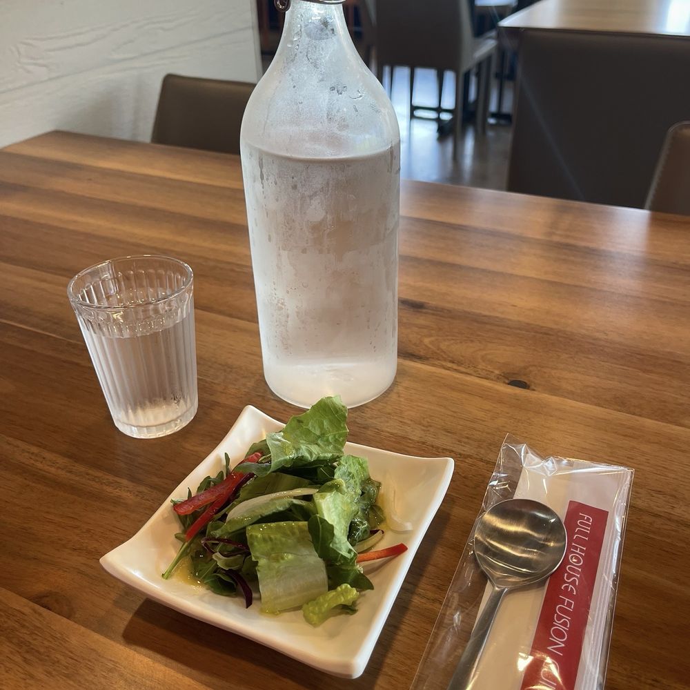 Yoritofu - A little salad to refresh your palate and water to drink! - Korean Near Me - Torrance, California