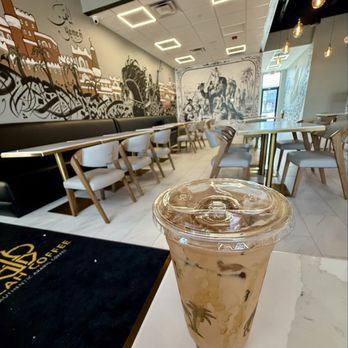 Delah Coffee - Iced delah chia and a nice view - Desserts Near Me - Naperville, Illinois
