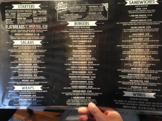 Menu photo 4 Stout's Irish Pub & Grill Clinton, IA