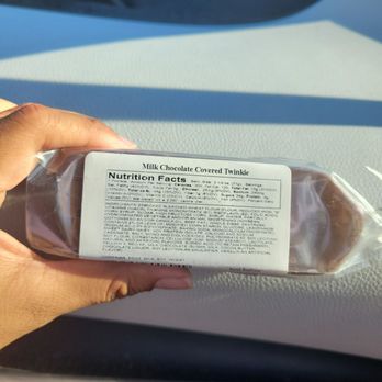Granite State Candy Shoppe - Nutrition facts for chocolate covered twinkie, it's best not to look. Cheat treat. - Candy Stores Near Me - Concord, New Hampshire