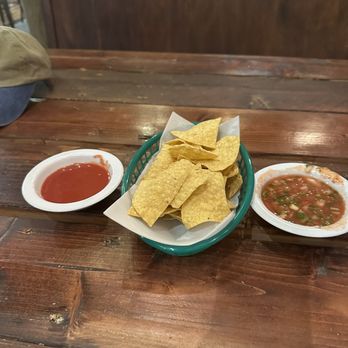 El Rodeo - Almost stale chips but good salsa and sauce! - Tex-Mex Near Me - Fremont, California