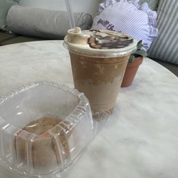 Reese's latte and Reese's cookie Reese's latte and Reese's cookie