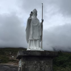 Croagh Patrick - St Patrick at base of hike