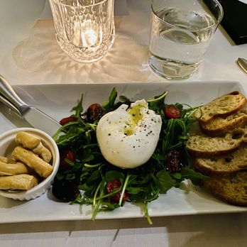 The Saint - Burrata plate - so nice.. - New American Near Me - Saint Helena, California