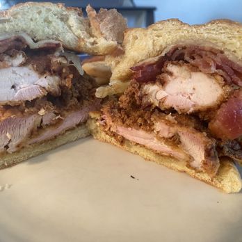 Iron Works - Raw Crispy Chicken Sandwich - American Near Me - Warwick, Rhode Island