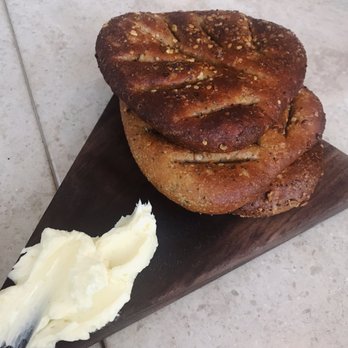 Botanist - Fougasse bread + butter - Canadian (New) Near Me - Vancouver, British Columbia