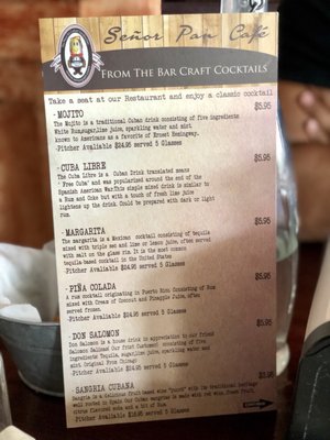 Menu photo 6 Senor Pan Cafe - Fullerton Chicago, IL