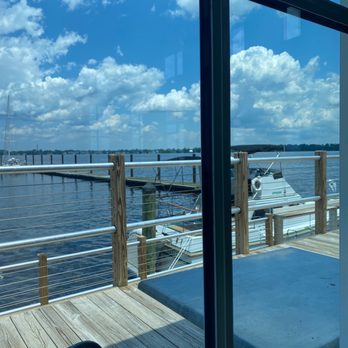 Persimmons Waterfront Restaurant - The wait to sit outside was 30 minutes, so we chose to sit inside. - New American Near Me - New Bern, North Carolina Persimmons Waterfront Restaurant - The wait to sit outside was 30 minutes, so we chose to sit inside. - New American Near Me - New Bern, North Carolina