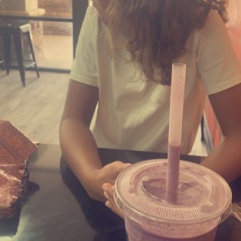 Fit Stop Eatery - Wopbopaloobop protein shake with strawberries, blueberries and banana. - Juice Bars & Smoothies Near Me - Seminole, Florida