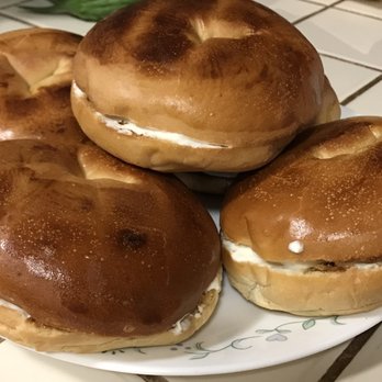 Ming's Donuts - Yummy plain bagels with cream cheese and one free - Donuts Near Me - San Leandro, California Ming's Donuts - Yummy plain bagels with cream cheese and one free - Donuts Near Me - San Leandro, California