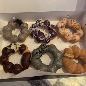 Mochi Ring Donut - oreo, ube, strawberry, nutella, black sesame, churro - Donuts Near Me - Philadelphia, Pennsylvania Mochi Ring Donut - oreo, ube, strawberry, nutella, black sesame, churro - Donuts Near Me - Philadelphia, Pennsylvania