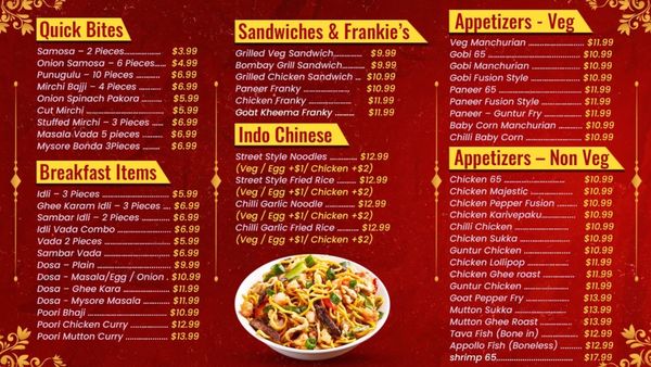Menu photo 1 Chichas Indian Cafe Cumming, GA Menu photo 1 Chichas Indian Cafe Cumming, GA