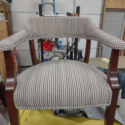 Customers chair we recovered